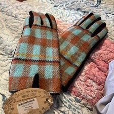 Plaid Woman Gloves