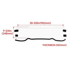 Clear Half Windshield For Polaris RZR XP 1000 4 1000 14-18 & 19-21 RZR S 4 1000