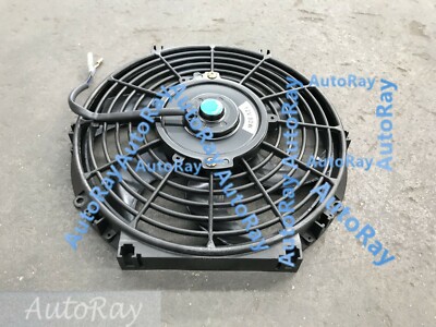 10'' 12V 10 inch 12 V Thermo Radiator Cooling Fan & Mounting Kits CURVED BLADE