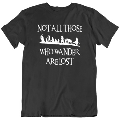 Hobbit Frodo Elf Gandalf Dwarf Lord of the Rings Funny T-Shirt Tee Gift New