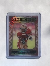 JERRY RICE 2020 ILLUSIONS FOOTBALL CLEAR SHOTS INSERT /50 SAN FRANCISCO 49ERS