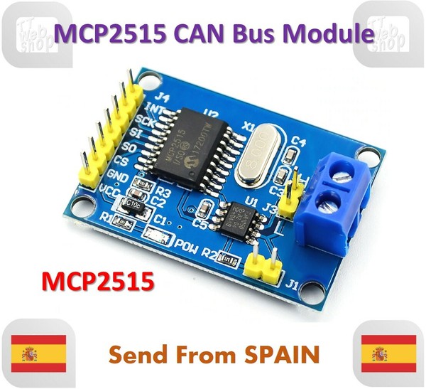 MCP2515 CAN Bus Module TJA1050 Receiver SPI Module