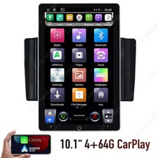 2 Din 10" Vertical 4 64G Touch Screen Car Radio Android 15 Stereo Bluetooth GPS