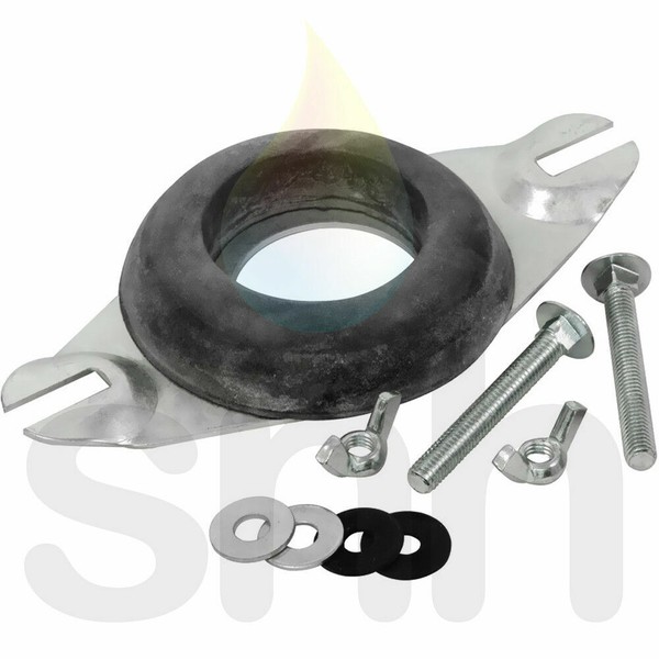 Toilet Close Coupling Kit Solid Heavy Duty Construction Rubber Donut
