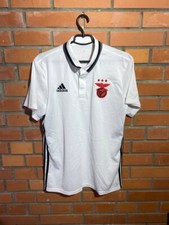 Maillot d'entraînement Sl Benfica football football polo blanc Adidas homme taille L