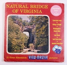 View-Master Natural Bridge of Virginia 3 reel packet 79A-C A828