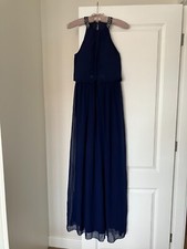 Little Mistress Navy Blue Evening/Prom Dress Size 10 