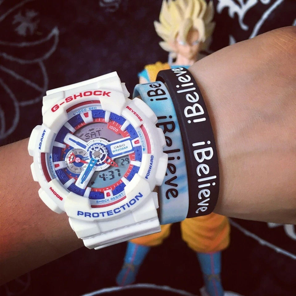 100x Custom Silicone Bracelets Wristbands Printed W/Company School Slogan Logo - Image 2 of 4