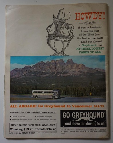 Calgary Exhibition Stampede July 1965 Official Souvenir Program Salute to Cowboy - Picture 3 of 5