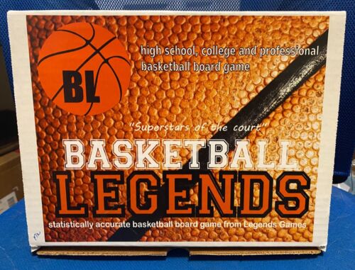 Basketball Board Game Basketball Legends Real Stats Real Teams Pro/College/High - Picture 1 of 3