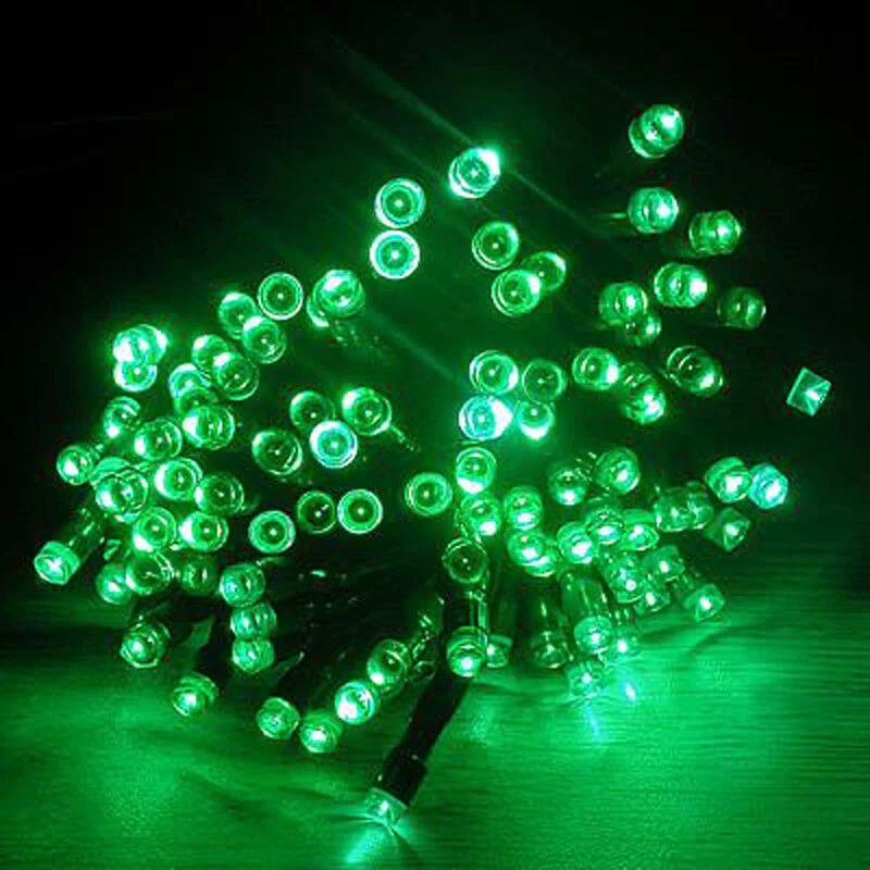 200 LED 16M GREEN SOLAR CHRISTMAS WEDDING PARTY FAIRY STRING LIGHTS