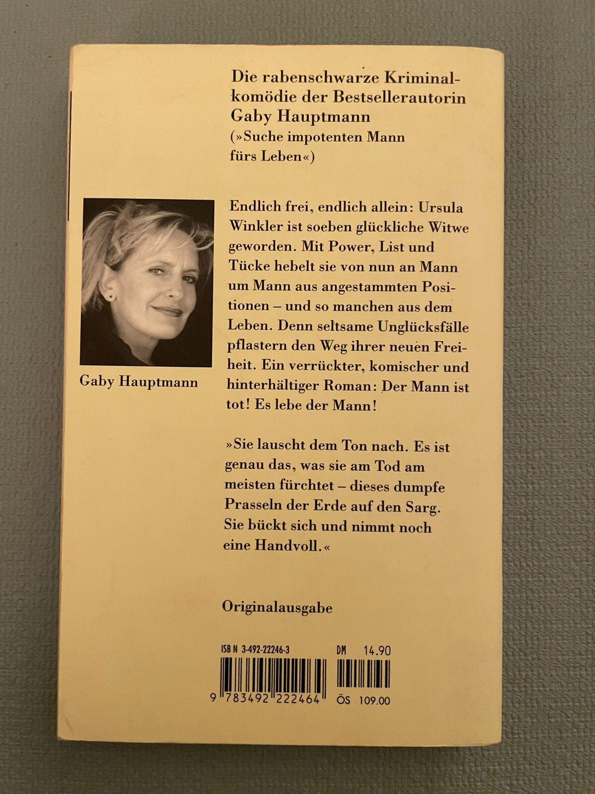 Nur ein toter Mann ist ein guter Mann von Gaby Hauptmann (2019