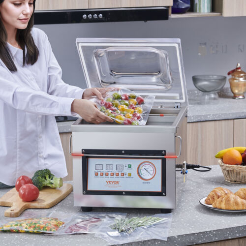 VEVOR Macchina confezionatrice sottovuoto commerciale 320W Sacchetti sottovuoto - Bild 8 von 12