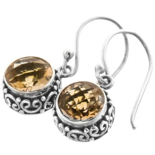 Gioielli di lusso gialli in argento sterling