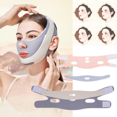 Face V-Line Slim Lift Up Mask Double Chin Cheek Reducer Slimmerbelt Strap  