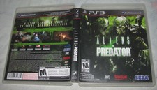 2010 Playstation 3 PS3 Aliens vs Predator Complete with manual