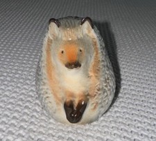 Porcelain Lomonosov Hedgehog Figureine Made In Russia 3"