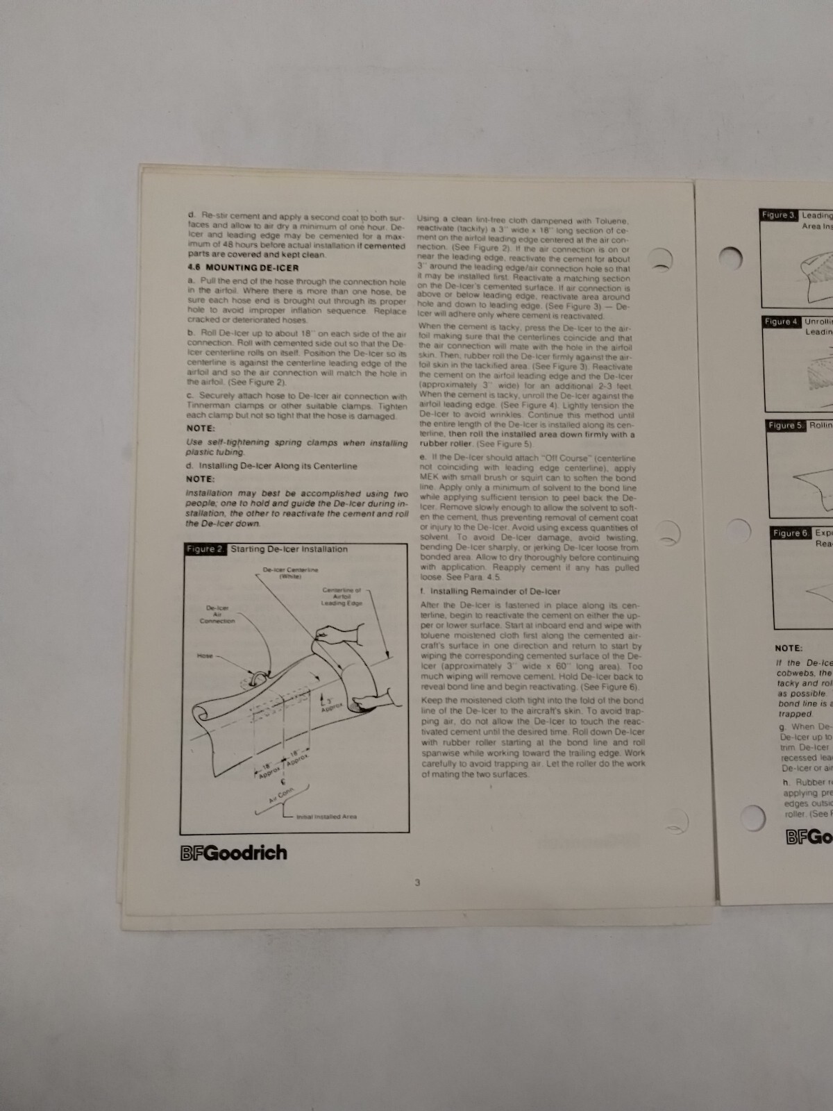 BF Goodrich Pneumatic De-Icers Supplementary Maintenance Operations-Copy
