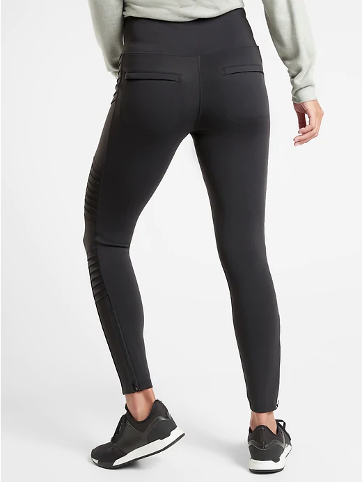 Athleta Delancey Moto Tight Size XS, Black , NWT | eBay