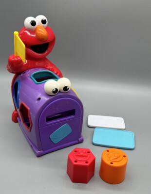 2008 Fisher-Price Elmo's Mailbox Shape Sorter Sesame Street Blocks