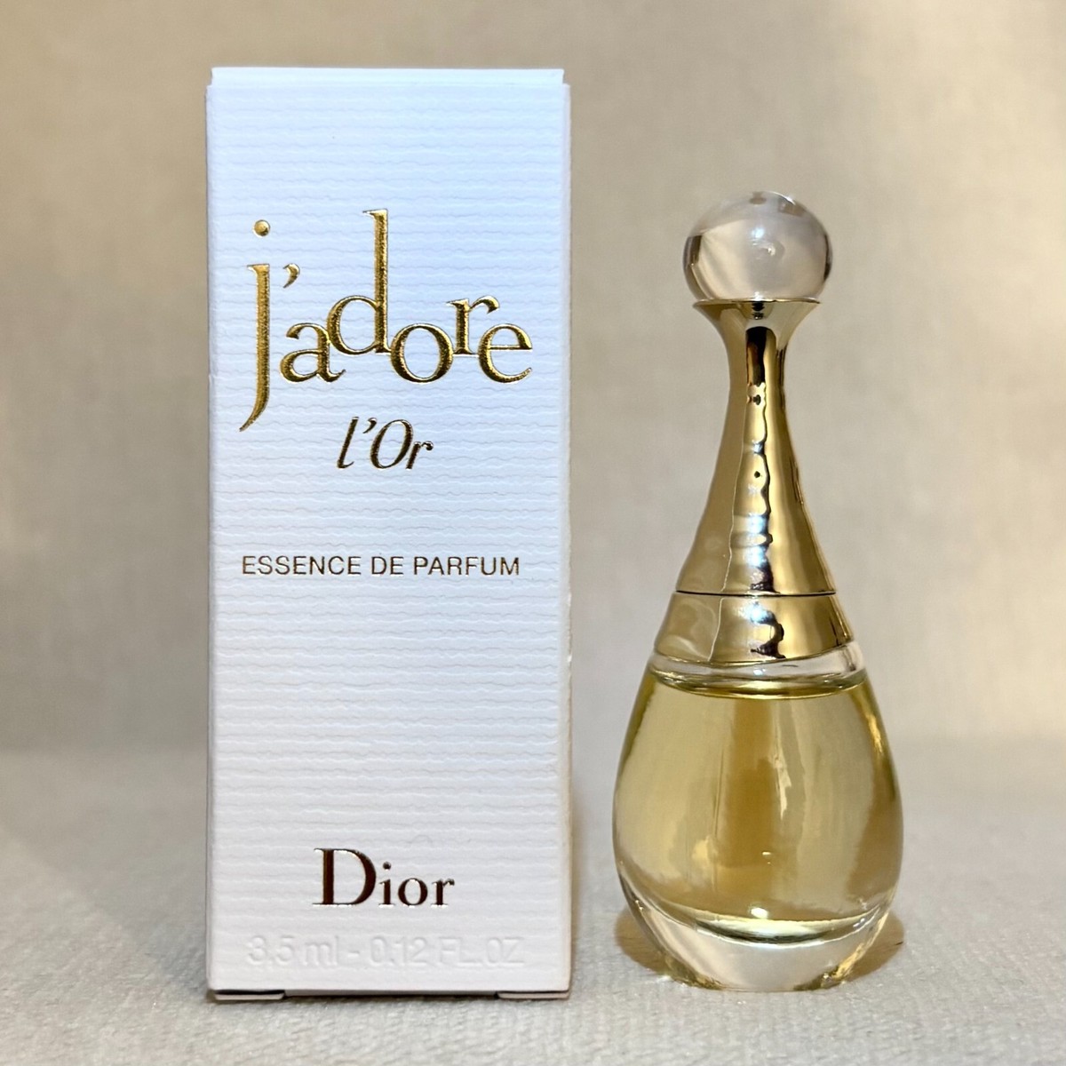 Dior J'Adore L'Or Essence de Parfum MINI Splash Dabber .12oz, 3.5