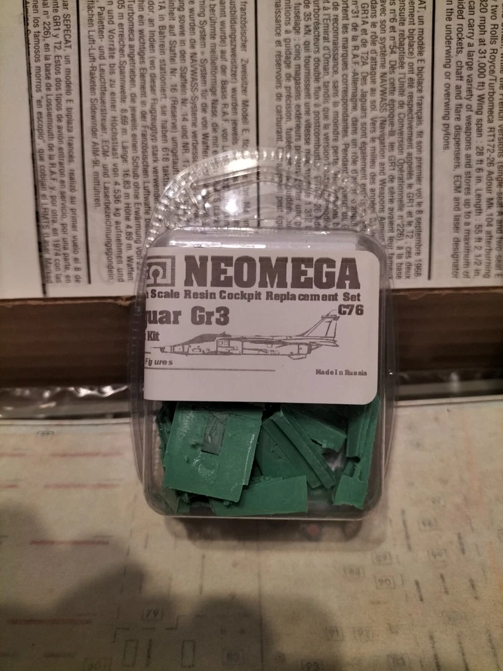 Airfix Sepecat Jaguar GR1A + Paragon + Neomega + Decals Gulf War  1/48 - Immagine 4 di 4