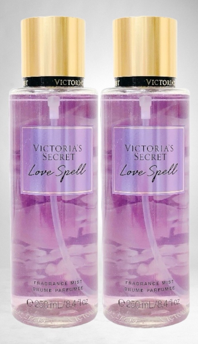 2-PACK VICTORIA'S SECRET LOVE SPELL FRAGRANCE MIST BODY SPRAY