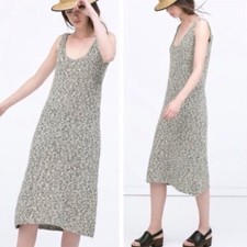 Zara Fancy Knit Sleeveless Dress