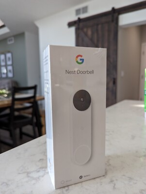 Google Nest Doorbell, Battery - Snow