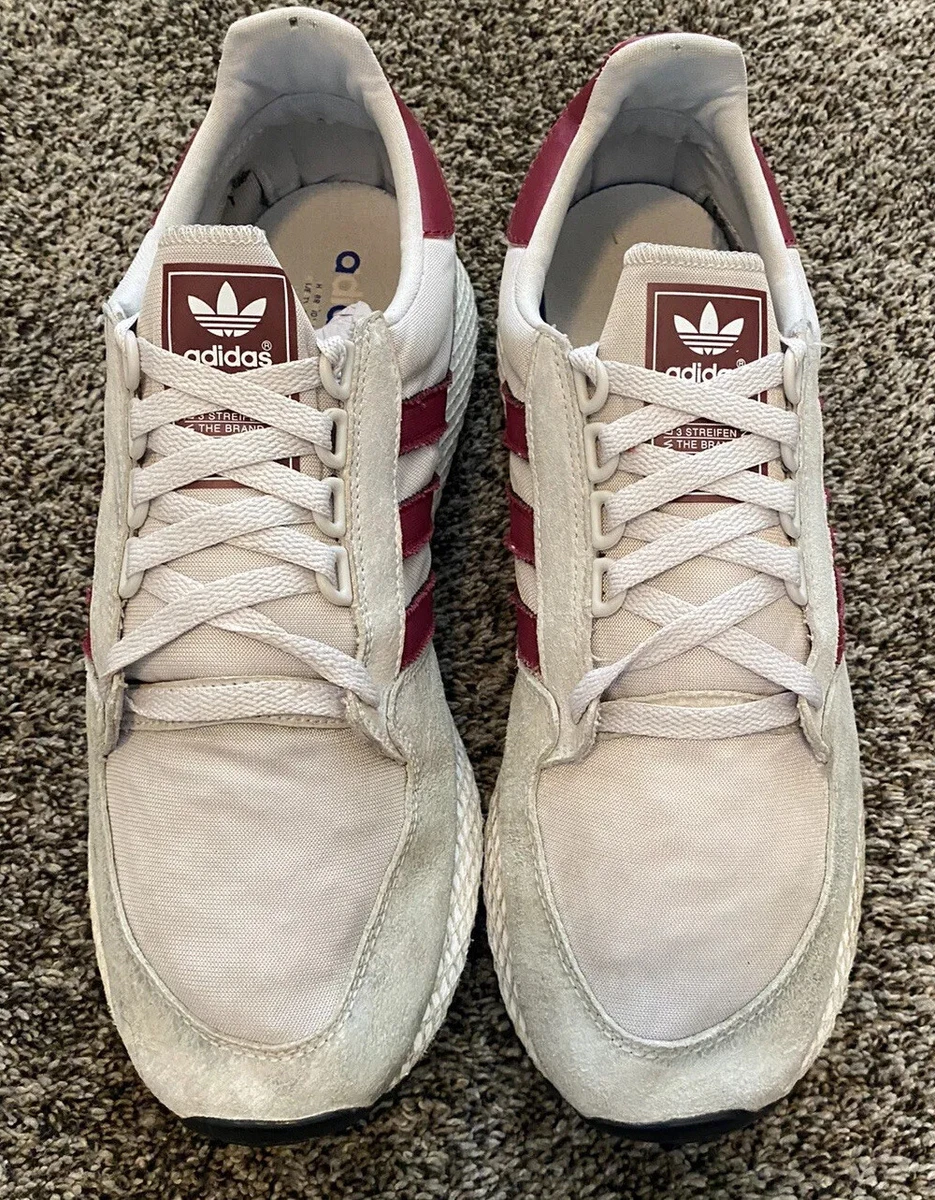 adidas forest grove suede lace up gray shoes 12.5 | eBay