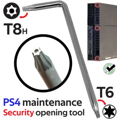 Torx T8 T6 Opening Removal Screwdriver Key PS4 PS3 Console Tool Maintenance
