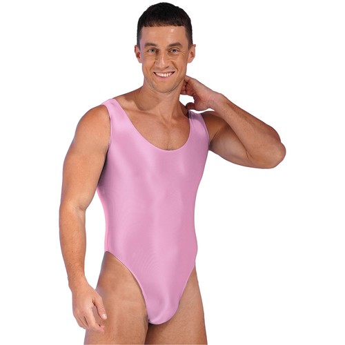 Body de leotardo Mankini de una pieza sin mangas para hombre ropa interior individual de lucha libre - Imagen 45 de 111