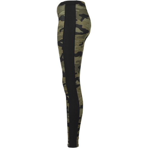 Urban Classics Ladies Camo Stripe Leggings Damen Sporthose Camouflage Mesh  - Bild 15 von 30