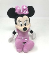 Disneyland Parks Walt Disney World Pink Minnie Mouse Plush Toy 11" Authentic Tag