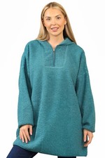 Ladies Ex faMS Hodie Blanket Sherpa Fleece Loungewear Winter Comfy Hoode RRP£28