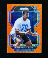 2021 Panini Prizm - Rashawn Slater - Rookie Orange Wave Prizm /60