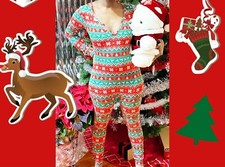 Women's Christmas Pajamas Jumpsuit