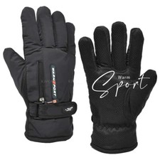 Mens Winter Thermal Warm Waterproof Ski Snowboarding Driving Work Gloves Mitten