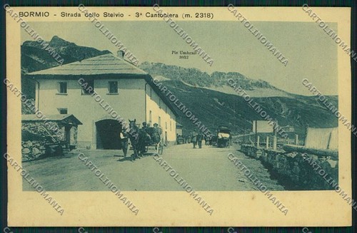 Sondrio Stilfserjoch Kantoniera ABRASA Postkarte QQ7534