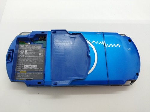 PSP-3000 SONY PSP Playstation Portable Konsole Marine Blau SELTENE FARBE MIT LADEGERÄT - Bild 10 von 14
