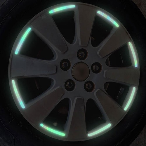 20Pcs Car Wheel Rim Vinyl Decal Reflective Sticker Multiclolor Car Accessories - Picture 9 of 13