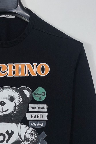 Moschino Kid teddy bear print sweatshirt - black 12YO - Picture 4 of 5