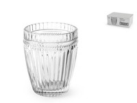 H&H 6 GläSer Daisy Glas Durchsichtig Gestreift Cc