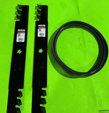 42" Deck Belt & Gator Blade Kit for Craftsman LT1000 LT2000 Repl 144959 138971