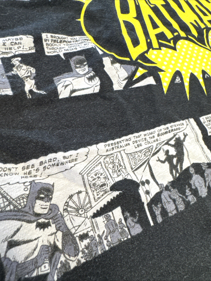 Batman Comic Strip Racerback Tank Top Womens Small Black DC Comics | eBay