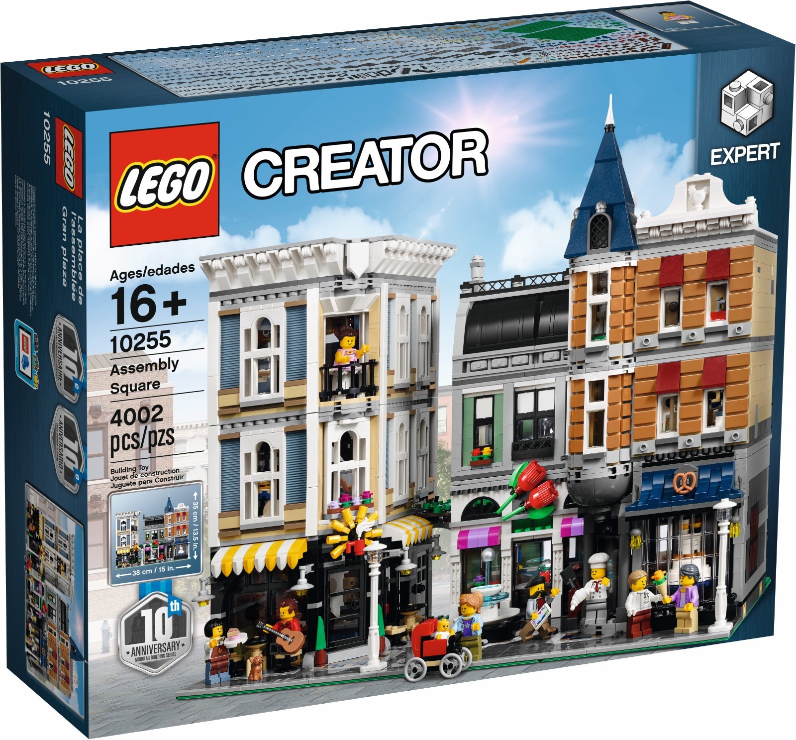 LEGO 10255 Creator Expert Assembly Square New Free shipping