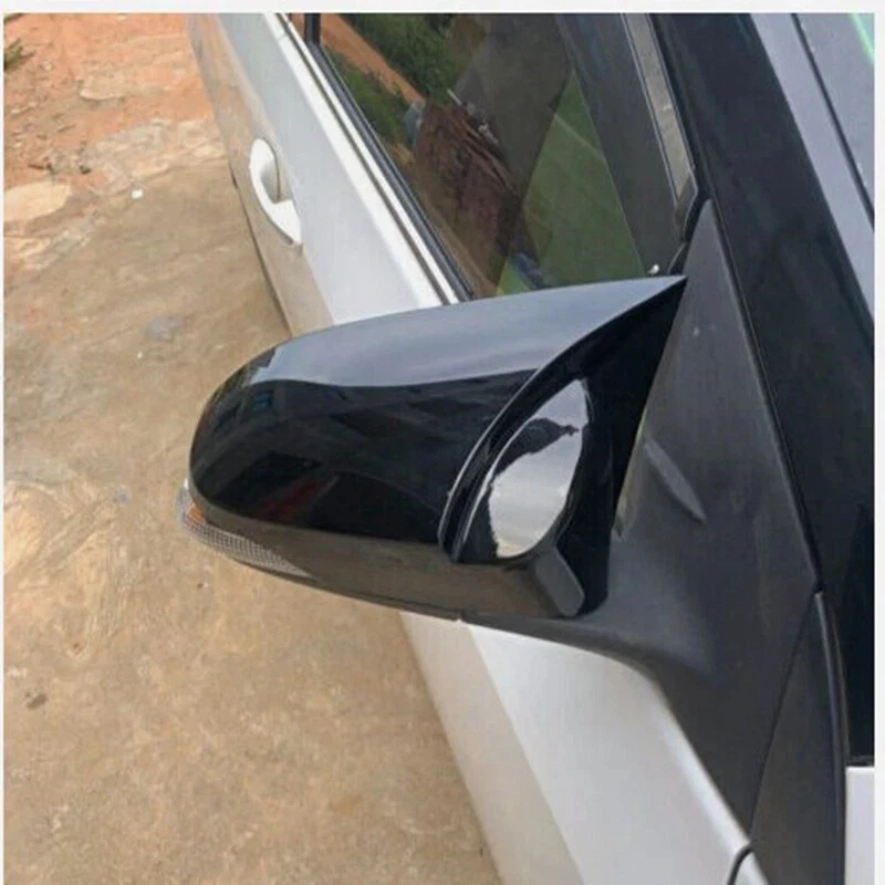 Cubierta lateral del espejo retrovisor negro apta para Toyota Yaris 14 VIOS VITZ B 14-19 Foto 3 de 4