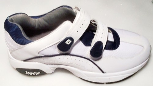 Footjoy Shoes Mens Size 8 1/2 M Golf Sneakers 50026 White Leather Hook /Loop NEW - Picture 18 of 19