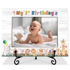 My First Year Birthday Picture Frame, Mothers Day 1st Birthday Gifts Baby Boy...