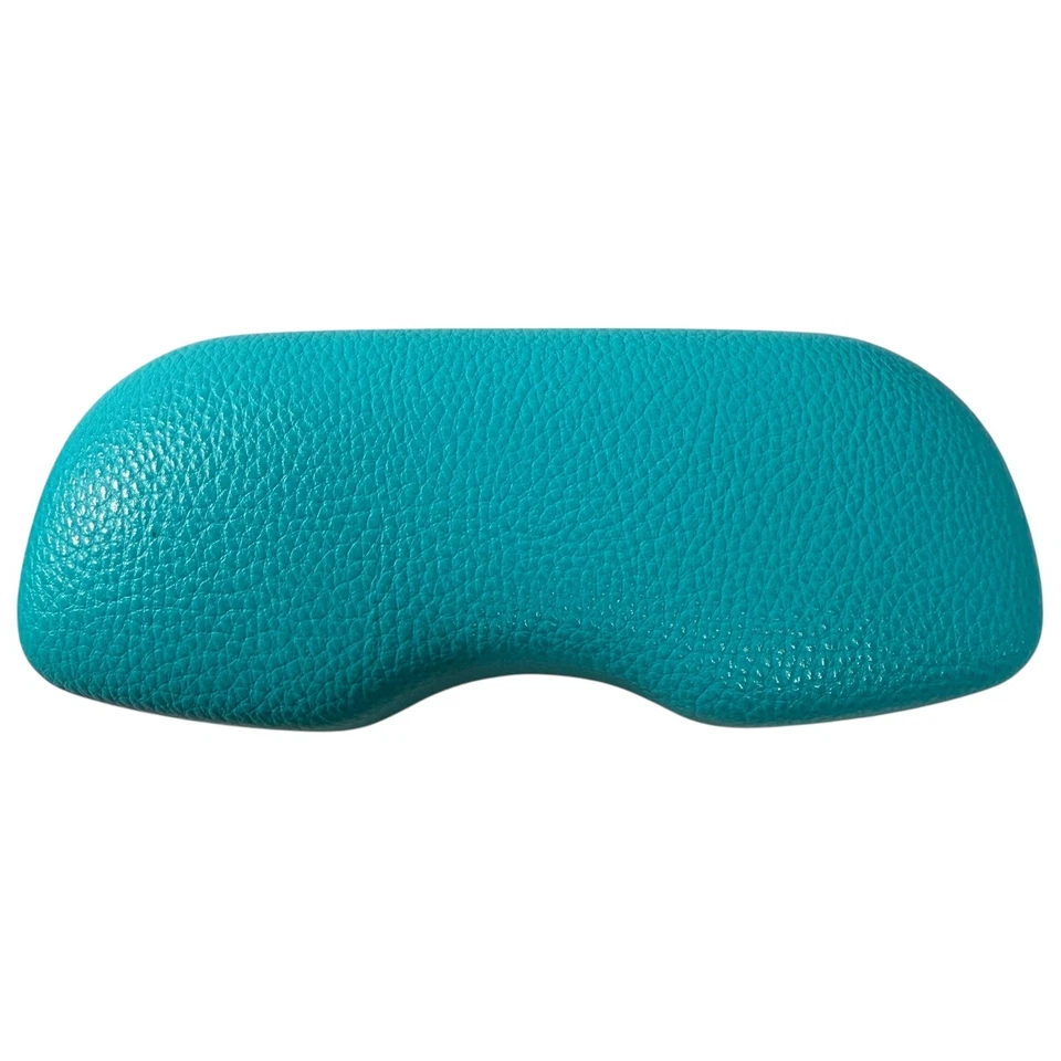 De Colección Christian Dior Lunettes Gafas de Sol Estuche Cuero Turquesa Azul Terciopelo Duro Foto 2 de 4